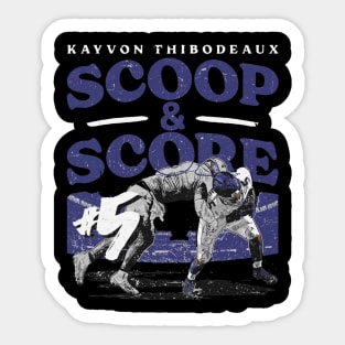Kayvon Thibodeaux New York G Scoop & Score Sticker